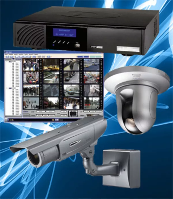 видеосистемы,  охранное оборудование,  авторегистраторы, оповещение, кабел