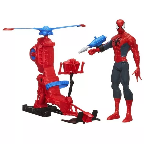 Spider man,  человек паук на вертолете 2